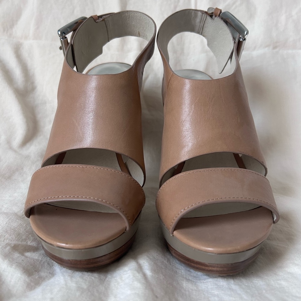 Michael, Michael Kors Tan Leather Women's Sandals